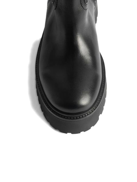 Zadig&Voltaire leather knee-high boots - Black