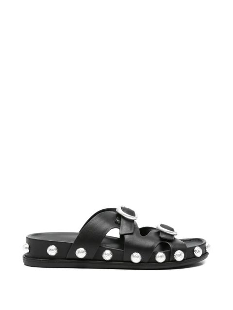 Cult Gaia buckled studded sandals - Black - zdjęcie produktu nr 1