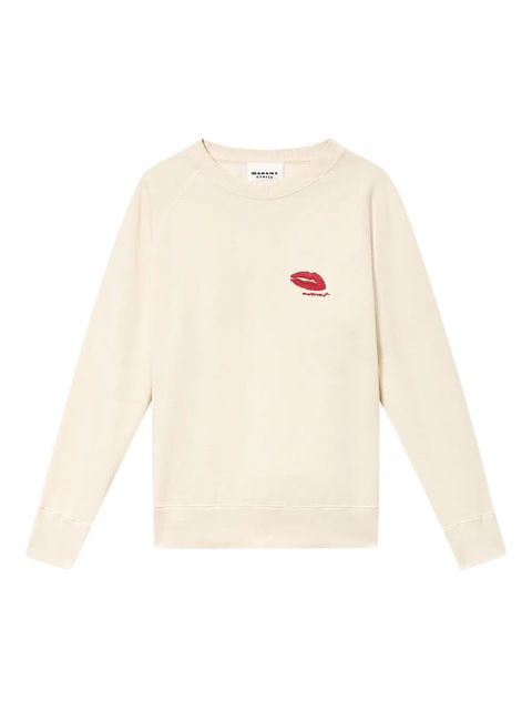 MARANT ÉTOILE MILLYNY embroidery sweatshirt - Neutrals - zdjęcie produktu nr 1