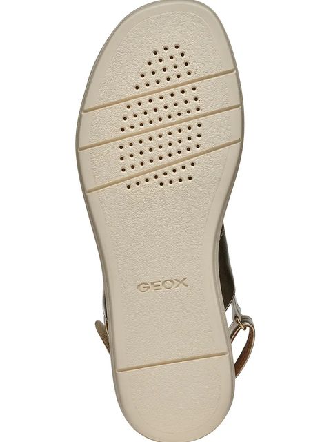 Geox sandały D CAMALEI C damskie kolor złoty na platformie D550NC 0BNEW C2012