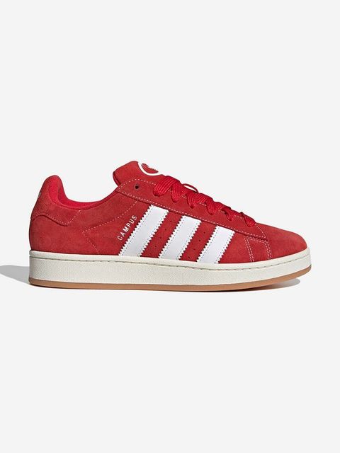 adidas Originals sneakersy zamszowe Campus 00s H03474 kolor czerwony - zdjęcie produktu nr 1