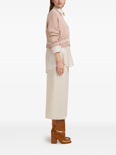 Marni cropped sweater - Neutrals