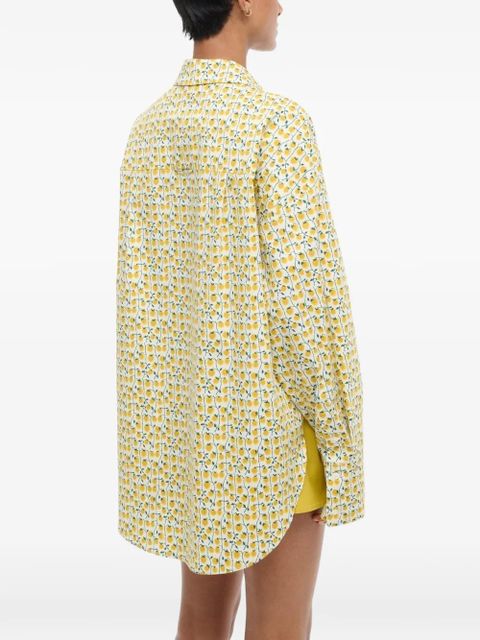 STAUD polo-collar shirt - White