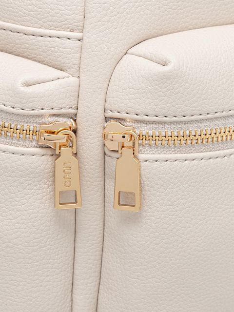 Liu Jo plecak damski kolor beżowy mały z aplikacją AF5136.E0058