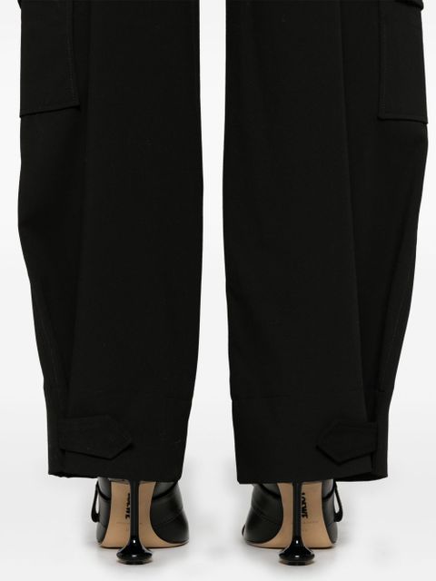 GANNI twill cargo trousers - Black - zdjęcie produktu nr 2