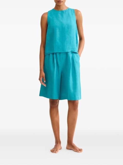 ERES sleeveless top - Blue - zdjęcie produktu nr 2