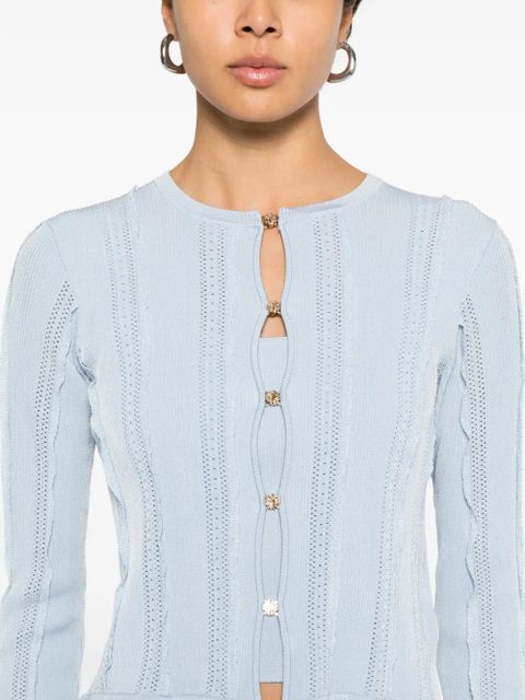 Maje buttoned cardigan set - Blue