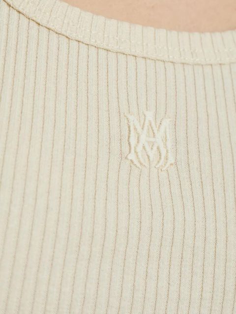 AMIRI ribbed sleeveless tank top - Neutrals