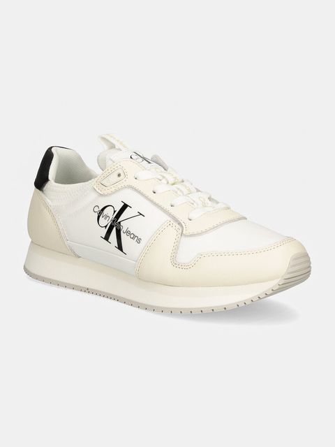 Calvin Klein Jeans sneakersy RUNNER SOCK LACEUP ML LTH - zdjęcie produktu nr 1