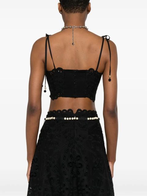 ZIMMERMANN Rhiannon crop top - Black