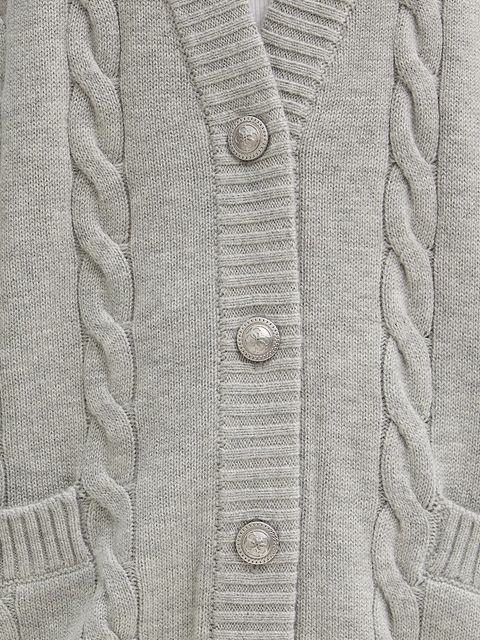 Guess kardigan z dodatkiem wełny ELSA damski kolor szary lekki W5BR37 Z1192