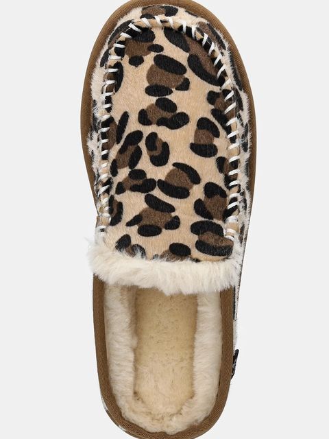 Answear.LAB kapcie skórzane kolor brązowy