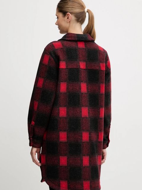 Columbia kurtka koszulowa Wildest Venture kolor czerwony przejściowa 2136171