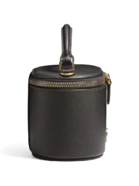 Valentino Garavani grainy-leather signature vanity mini bag - Black
