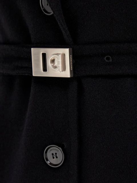 Ferragamo wool-blend coat - Black