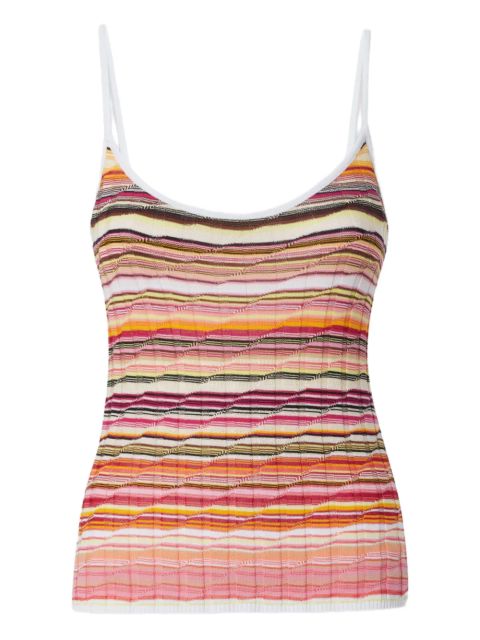 Missoni striped tank top - Pink