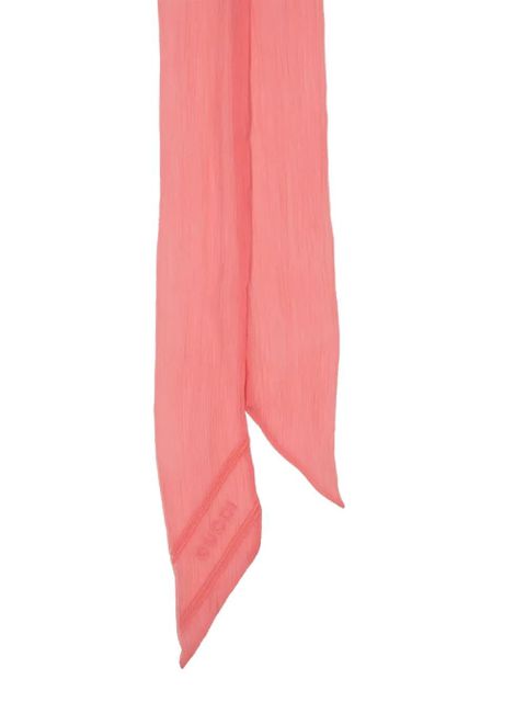 Gucci halterneck tiered maxi dress - Pink