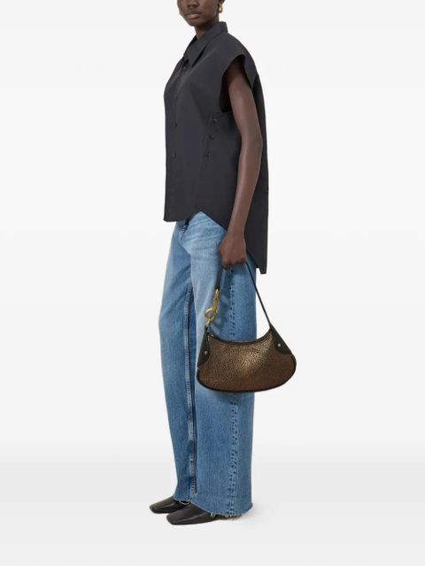 Mulberry small Hackney textured shoulder bag - Brown - zdjęcie produktu nr 1