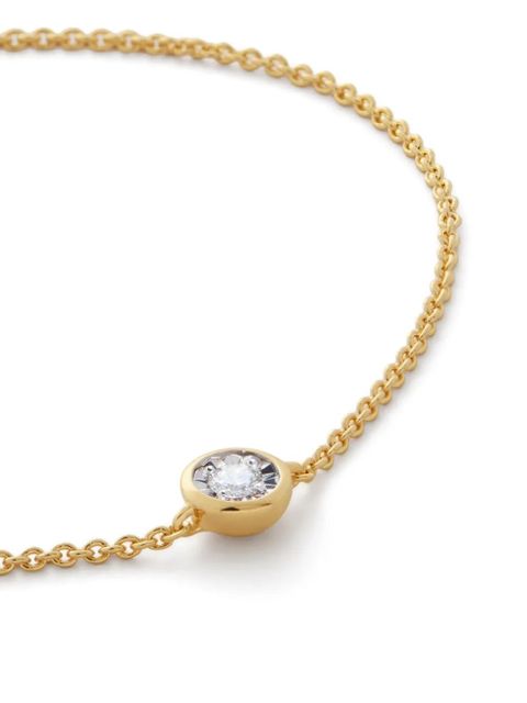 Monica Vinader diamond solitaire bracelet - Gold - zdjęcie produktu nr 2