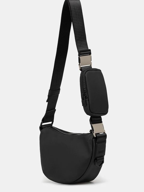 Rains torebka 13650 Valera Shoulder Bag Mini kolor czarny 13650 - zdjęcie produktu nr 2