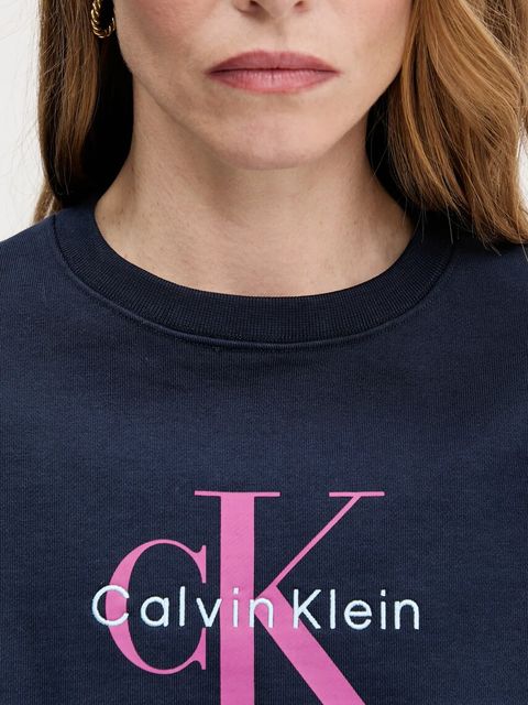 Calvin Klein Jeans bluza damska kolor granatowy LV047B234G