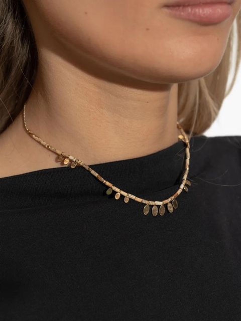 ISABEL MARANT charm-embellished necklace - Yellow