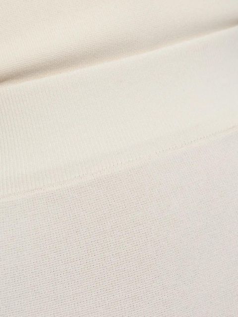 ENTIRE STUDIOS ribbed midi skirt - Neutrals