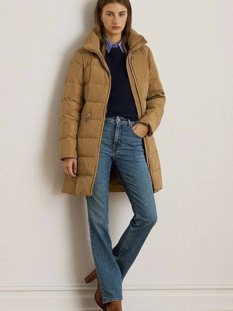 Lauren Ralph Lauren kurtka puchowa kolor beżowy zimowa 297P04095 - zdjęcie produktu nr 1