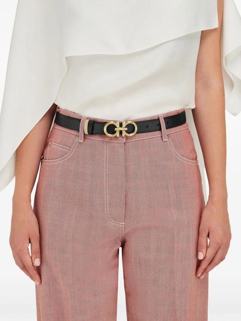 Ferragamo reversible Gancini-buckle belt - Black