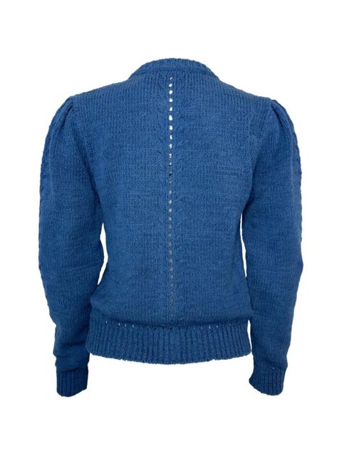 Ulla Johnson Delphina puff-sleeved cardigan - Blue - zdjęcie produktu nr 2
