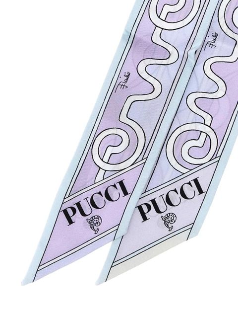 PUCCI printed silk scarf - Purple - zdjęcie produktu nr 2