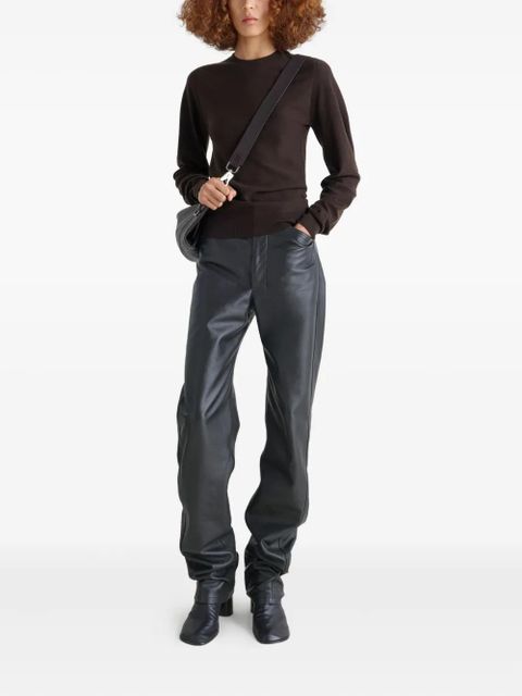 LEMAIRE crew-neck wool sweater - Red