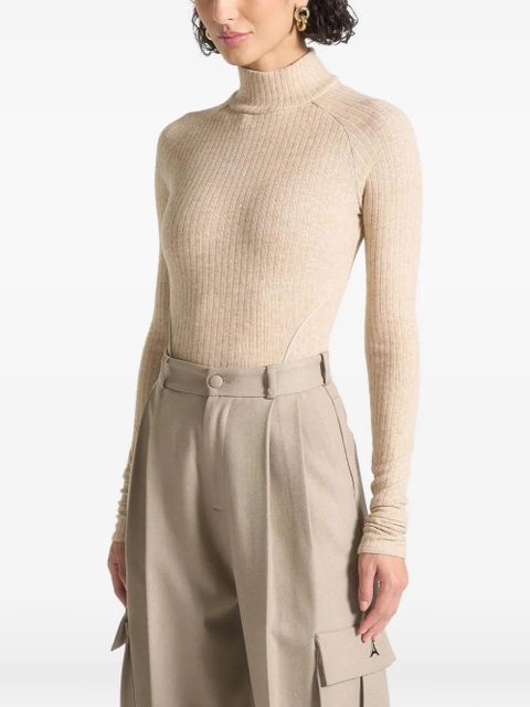 Manière De Voir contour-piping ribbed top - Neutrals - zdjęcie produktu nr 2