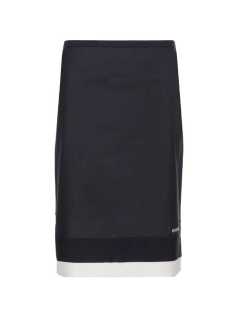 Miu Miu knitted skirt - Blue - zdjęcie produktu nr 1