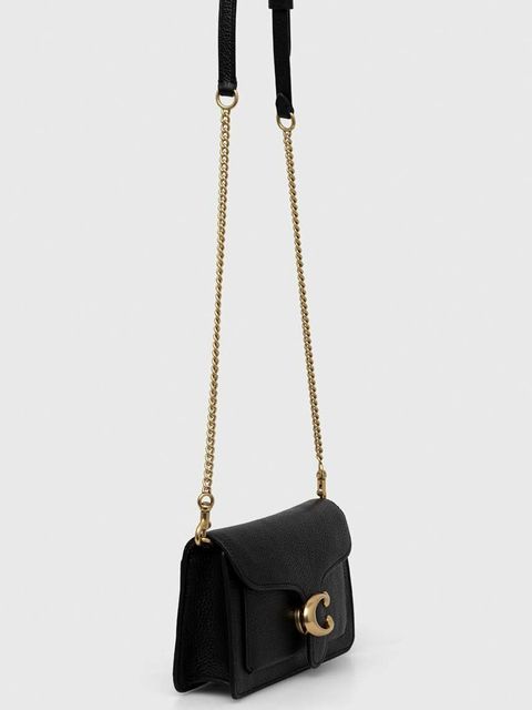 Coach torebka skórzana Tabby kolor czarny CE772 - zdjęcie produktu nr 2