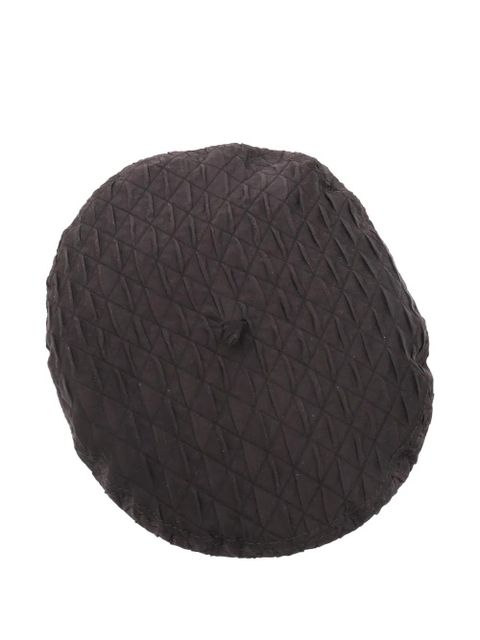 Loro Piana silk beret - Brown - zdjęcie produktu nr 2