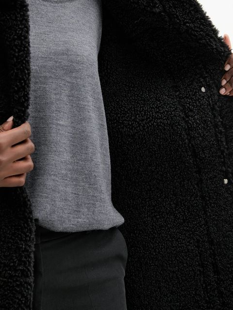 Iceberg płaszcz kolor czarny NZ30 6815