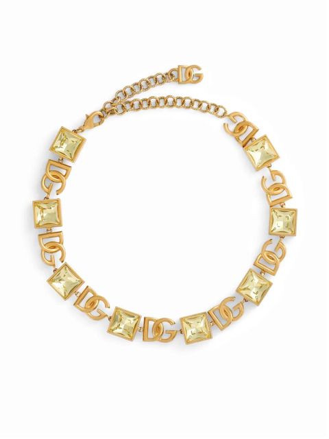 Dolce & Gabbana DG-logo embellished necklace - Gold - zdjęcie produktu nr 1