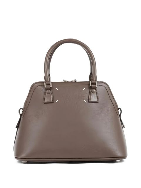 Maison Margiela mini 5AC Classique leather tote bag - Brown - zdjęcie produktu nr 2