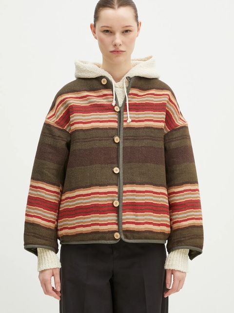 Visvim kurtka puchowa dwustronna z domieszką wełny Liner Jkt Jacquard Blanket - zdjęcie produktu nr 1