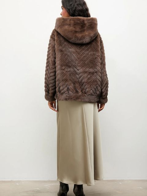 Answear.LAB płaszcz kolor brązowy