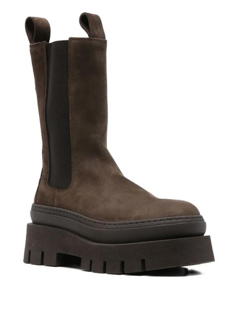 Copenhagen leather Chelsea boots - Brown