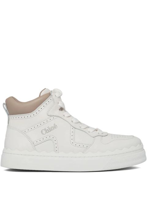 Chloé perforated-detail sneakers - White - zdjęcie produktu nr 1