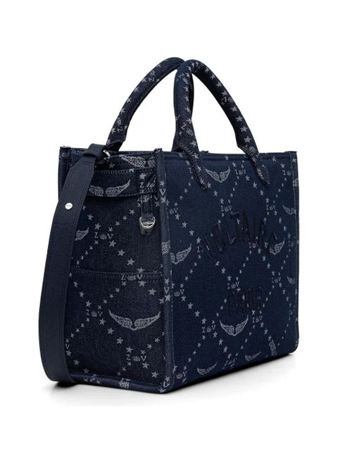 Zadig&Voltaire patterned tote bag - Blue