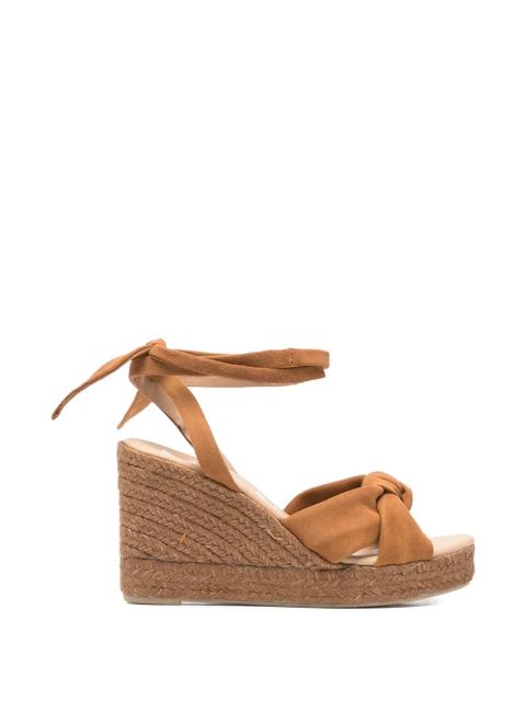 Manebi knot tie espadrilles - Brown - zdjęcie produktu nr 1