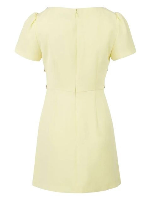 Self-Portrait crystal-embellished mini dress - Yellow - zdjęcie produktu nr 2