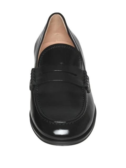 Gianvito Rossi leather loafers - Black