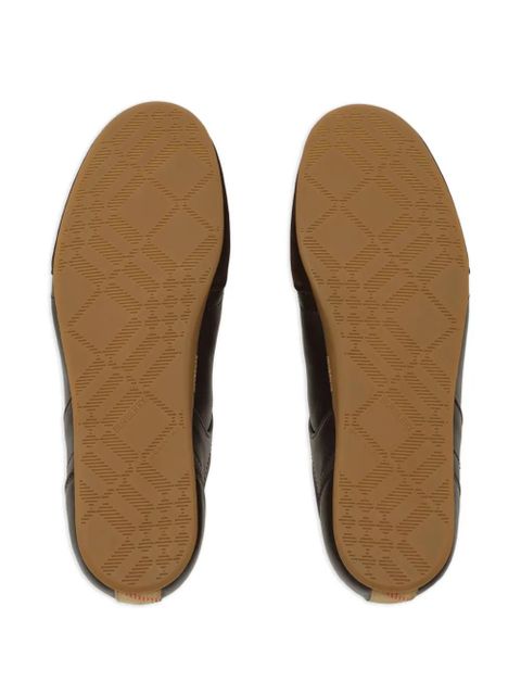 Burberry leather Knight Runner sneakers​ - Brown