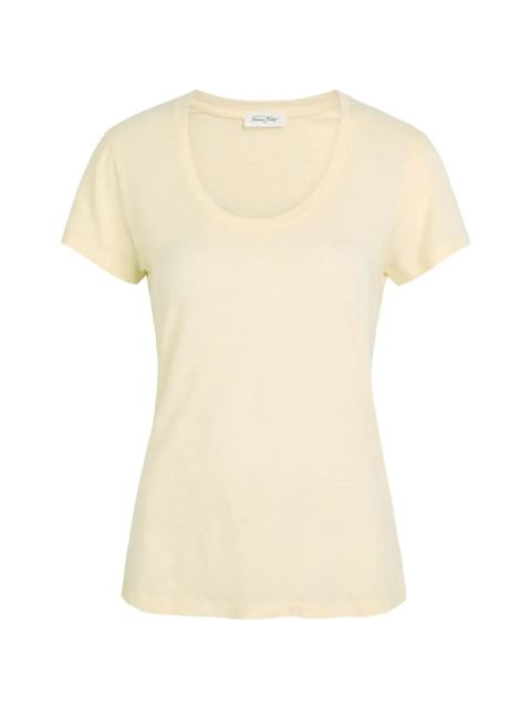 American Vintage Jacksonville scoop neck T-shirt - Neutrals - zdjęcie produktu nr 1
