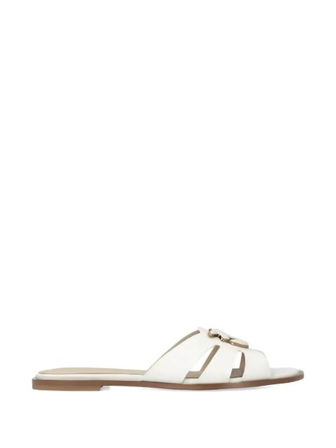 PINKO leather flat sandals - White - zdjęcie produktu nr 1